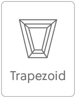 Trapecija formos deimantas