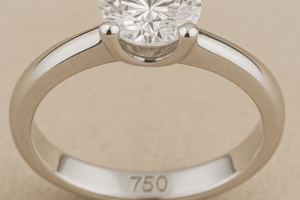 Prabavimo ženklas ant sužadėtuvių žiedo | TopDiamonds.online