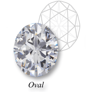 Ovalo formos deimantas (Oval cut)