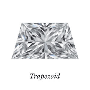 Trapecijos formos deimantas - trapezoid cut